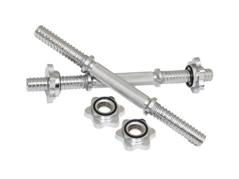 Standard Dumbbell Handles (pair) w/ Spin Lock Collars Sporty's Warehouse